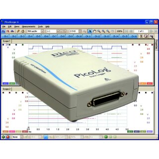PicoLog 1216 Set, 16 Kanal- 12 Bit- USB- Datenlogger mit Anschlussterminal