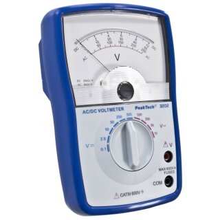 Analogue Voltmeter AC/DC, PeakTech 3202