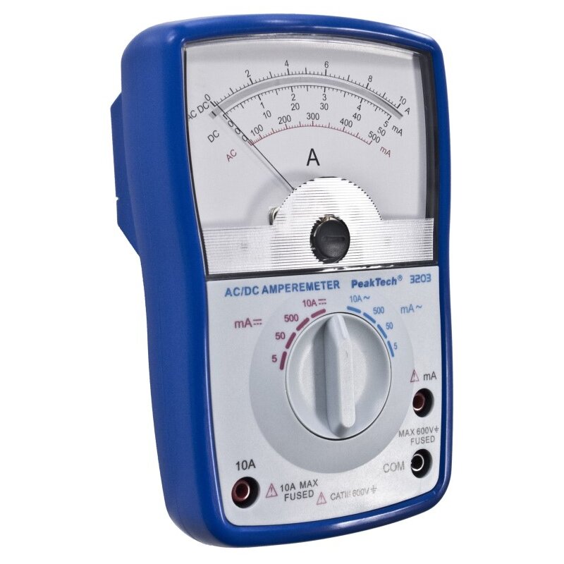 Analogue Amperemeter AC/DC, PeakTech 3203 PSE Priggen Special Ele