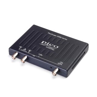 PicoScope 2200AB Series - Ultra-Compact 2-Channel Oscilloscopes PS 2207B-, 8-Bit, 1GS/s, Buffer: 64MS, 70MHz