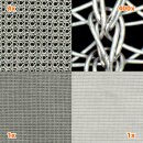 Silver-Tulle, HF Shielding Fabric, 48dB, Width: 1.40m