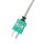 Hochtemperatur- Fiberglas- Drahtsonde, Typ K- Thermoelement, -60 bis +600°C 1m