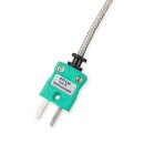 High Temperature Fibreglass Wire Probe, Type K Thermocouple, -60 to +600&deg;C 2m