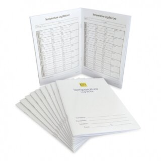 Temperatur- Logbuch, A5, englisch 10 Stck
