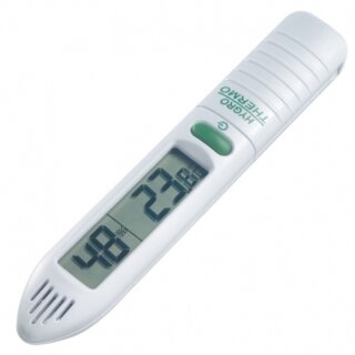 Hygro- Thermometer, Pen-Shaped, Pocket-Sized