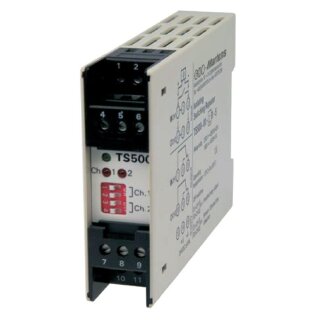 TS500-2R-0, 2-Channel Isolating Switching Repeater, 2 Relay Outputs, 230VAC