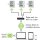 WiFi- Datenlogger Temperatur, Modell TD2TC für austauschbare Thermoelement- Sonden Typ K