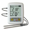 WiFi Temperature Data Logger, Model TD2F with 2 fixed...
