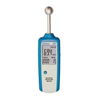 PeakTech 5201, Material Moisture Meter, Damage-Free, up to 40mm Depth