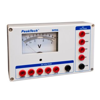 PeakTech 3296, Analog Voltmeter for Educational Use