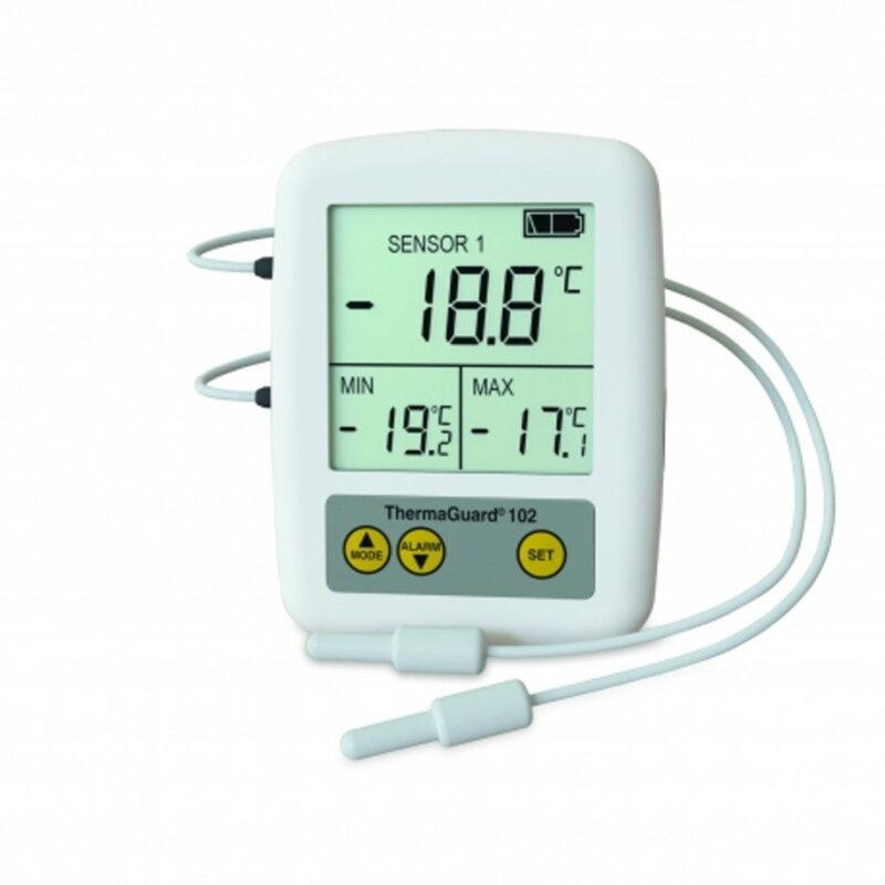 ThermaGuard 102, Kühlschrankthermometer, 2 ext. Sonden - PSE - Prigge