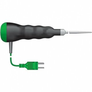 Penetration Probe, Type K Thermocouple with Heavy Duty Ribbed Handle, -75 to +250°C 
