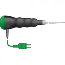 Einstichsonde, Typ K- Thermoelement- Fhler mit stabilem...