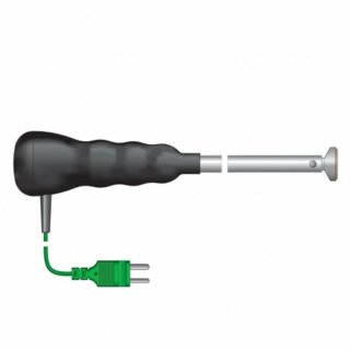 Bell Surface Probe with Heavy Duty Ribbed Handle, -75 to +200°C