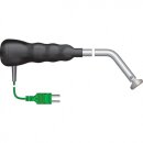 Bell Surface Probe with Heavy Duty Ribbed Handle 45&deg; angled