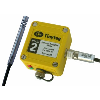 TGP-4505, Tinytag Plus 2, Temperatur-/Feuchte- Datenlogger mit externen Sensoren, IP68