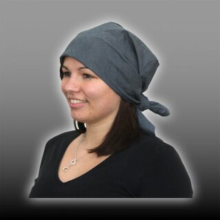 RF Shielding Headscarf TKG4, Square, made from Steel-Gray, 35dB