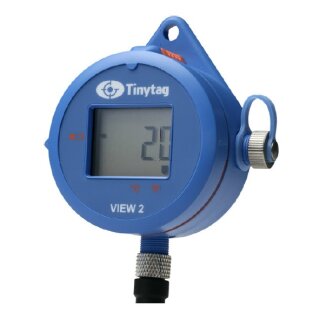 TV-4020, Tinytag View 2, 16 Bit, IP65- Temperatur- Datenlogger für ext. Sonde, mit Anzeige