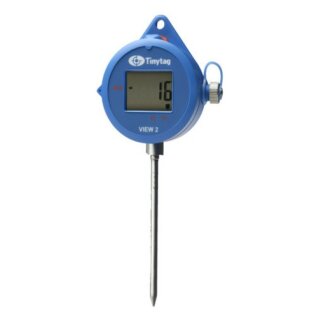 TV-4076, Tinytag View 2, 16 Bit, IP65 Temperature Data Logger with Stab Probe and Display