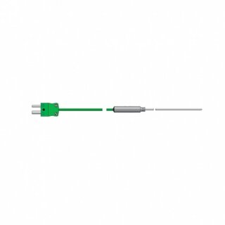 Mineral Insulated Probe, Type K  for High Temperatures, Ø1,5mm, -200 to +1100°C 