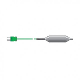 Temperatur- Tauchsonde, beschwert, Typ K 2m