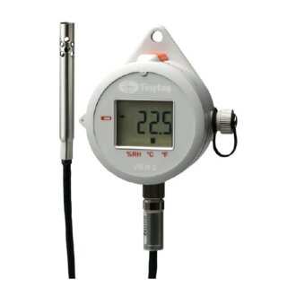 TV-4506, Tinytag View 2, 16 Bit, IP65 Temperature/Humidity Data Logger with Display and External Sensors, Grey Housing