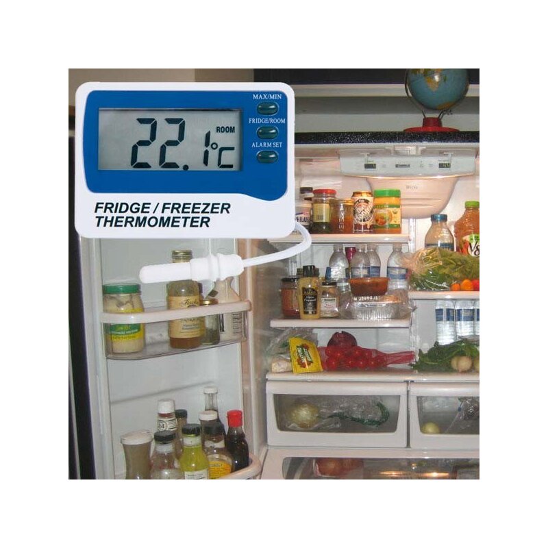 Fridge/Freezer Alarm Thermometer, Max/Min Function PSE Priggen