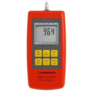 GMH 3161-12, Digital- Vacuum Meter and Barometer, 0 to 1300 mbar abs.