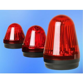 LED- Multifunktions- Blitzleuchte, rot, 15 Funktionen
