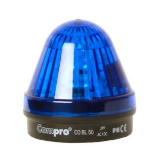 LED- Multifunktions- Blitzleuchte, blau, 15 Funktionen
