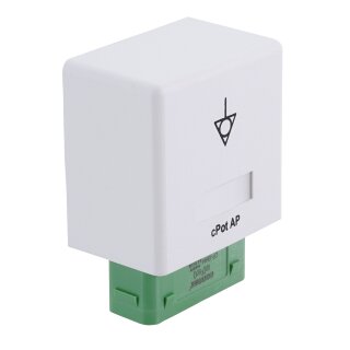 CP-APMB-WH, CONTRIK Aufbau- Anschlusspunkt mit 1 x cPot Anbaustecker [m] wei