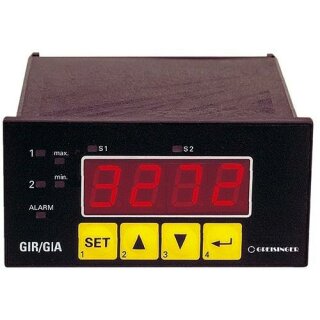 GIR 2002, Anzeige- und Regelgerät mit Universaleingang, 230VAC, 48x96mm