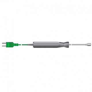 Waterproof Surface Temperature Probe, Straight Cable,  -75 to +250°C