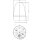 LED- Multifunktions- Blitzleuchte, grün, BL90, 15 Funktionen