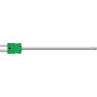 Air or Gas Probe, Type K Plug-Mounted Thermocouple, -75 to +250°C 