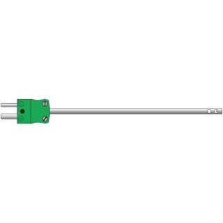 Air or Gas Probe, Type K Plug-Mounted Thermocouple, -75 to +250°C
