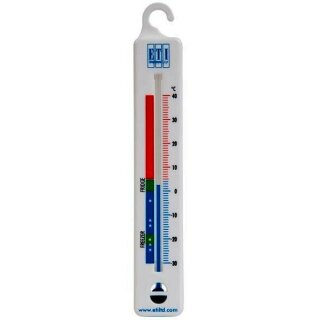 Vertical Spirit-Filled Fridge/Freezer Thermometer