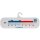 Horizontal Spirit-Filled Fridge/Freezer Thermometer