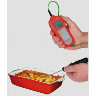 Food Check Thermometer mit Einstichsonde gelb
