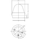 LED- Signalleuchte, rot, 24VAC/DC BL70, 2 Funktionen