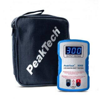 PeakTech 5002, LED Tester/Backlight Tester, 0-300VDC, Soft Start
