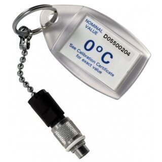 Pt100- Kalibrierungs- Teststecker mit Zertifikat -18C