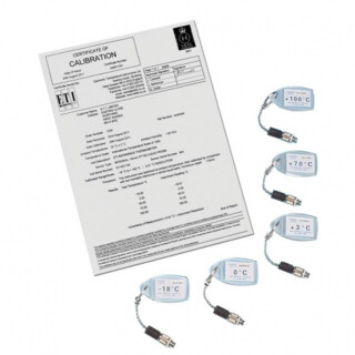 Pt100- Kalibrierungs- Teststecker mit Zertifikat +3C
