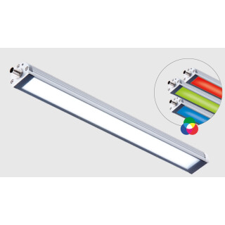 TUBELED_40 II_RGB-W, LED- Rohrleuchte, 24VDC, 100 540mm, POWER, 18/5/18W+19W