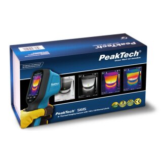 PeakTech 5615, Wärmebildkamera 160x120 px., -20 bis +550°C, USB und Analysesoftware