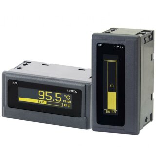 N21, Panel Meter with OLED Graphic Display for Temperature and Standard Signals