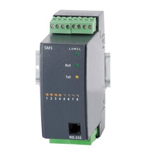 SM5, RS-485 MODBUS Module with 8 Binary Inputs