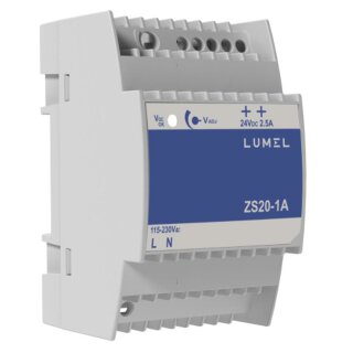 24VDC/2.5A Power Supply for DIN Rail Mounting