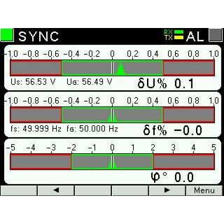 NS5, Synchronisiergerät zum Einspeisen von Drehstrom ins Netz 150-400V / 85-253VAC, 90-300VDC