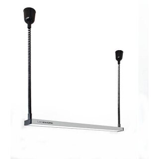 UNILED SL AC Zugpendel, LED- Systemleuchte,  5.200K - 5.700K, 230VAC 51W/1545mm, Mikroprismen